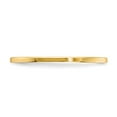 thumbnail image 3 of Auriga Fine Jewelry 10K Yellow Gold 1.2mm Flat Polished Stackable Band for Women Size 5, 3 of 6