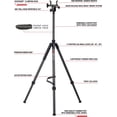 thumbnail image 4 of BOG DeathGrip Sherpa Carbon Fiber Tripod with Heavy Duty Construction, 360 Degree Ball Head, Quick-Release Arca-Swiss Mount System, and Optics Plate for Hunting, Shooting, Glassing, and Outdoors, 4 of 8