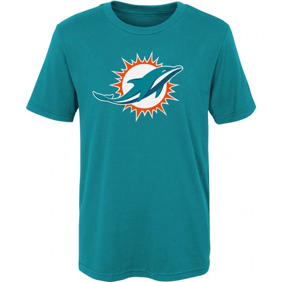 Youth Miami Dolphins NFL Primary Logo Short Sleeve Tee