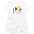 thumbnail image 3 of Inktastic Just Chillin This Summer Popsicles Girls Toddler Dress, 3 of 5