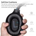 thumbnail image 2 of TOZO Auriculares Bluetooth 5.4, micrófono con cancelación de ruido de llamada ENC, auriculares inalámbricos plegables, reproducción de 70 horas, sonido estéreo de graves profundos, ecualizador persona, 2 of 5