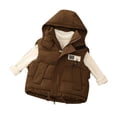 thumbnail image 4 of Kids Puffer Vest with Hood Sleeveless Jacket Lightweight Girls' Outerwear Jackets & Coats Boys' Outerwear Vests Girls Size 5-6 Years Clothes, 4 of 4