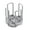 Gray, variant on DICEWEN Retractable Plate Organizers Drawer Rack for Efficient Tableware Storage