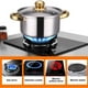 thumbnail image 3 of Juego de 6 Ollas Y Sartenes, Juego de Cocina, Cacerola, Olla para Sopa, Portátil, Antiadherente, Sartén, Juego de Utensilios de Cocina de Acero Inoxid Cacerolas con olla sopera, 3 of 8