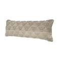 thumbnail image 5 of Ox Bay 14" x 36" Hand-Woven Cream/ Tan Geometric Organic Cotton Pillow Cover, 5 of 9