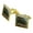 Gold, variant on Black Bear Cubs on Vintage Car Square Cufflink Set - Silver or Gold