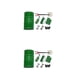 thumbnail image 3 of Vogacara Plástico RC Rock Crawler Simulación Accesorios de decoración Vehículos Caja de combustible Juego de espadas Surtido de repuesto para SCX10 Verde 2piezas Vogacara CBP182585, 3 of 6