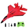 thumbnail image 2 of Avión RC de 2 Canales, Planeador RC para Aficionados, Ligero, Regalo para Exteriores, Juguetes de , Fácil de Volar, Avión de Espuma a Reacción RC Rojo, 2 of 9