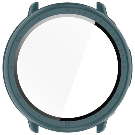 lanema Smartwatch Cover Shell Case with Tempered Glass Film for Active 2 Screen Protector Film Cover Scratchproof Case
