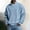 Blue, variant on Lightweight Jackets for Men Solid Loose Waffle-Knit Zip Up Collared Jacket Fall Casual Comfy Travel Hiking Sports Jacket