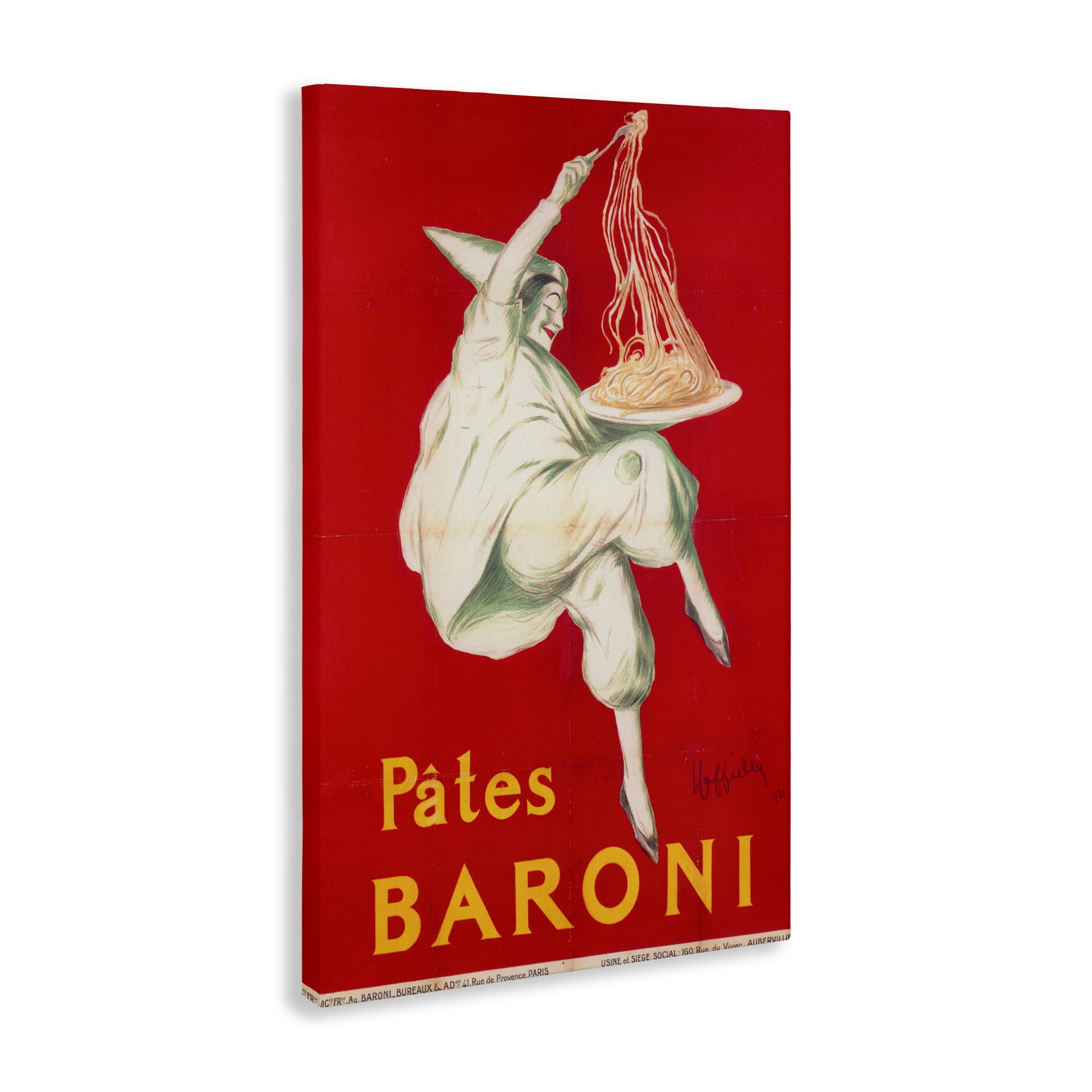 Stupell Industries Pates Baroni Advertisement Canvas Wall Art, design by Vintage Hustle