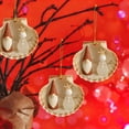 thumbnail image 5 of Btomtd 2D Flat Acrylic Seashells Hanging Pendant, Seaside Decoration Ornament for Window, Sea Theme Home Decor Accent (3.7", Beige), 5 of 5