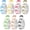 Risepekt Removable Day Labels, variant on 500 Pcs 1.5 Inch Use First Stickers Food Service Roll, Quivanta Orange FIFO Label for Restaurant Inventory Control Management, Permanent Super Adhesive Food Circle Dot Labels, Trilingual Product