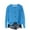 Blue, variant on ZyeKqe Cardigan Sweaters for Women Button up Knitted Crewneck Casual Loose Fitted Open Front Sweater Jackets