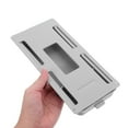 thumbnail image 5 of LOLIPPYY 2-Pack Small Grey Desk Drawer Organizer with Slide-Out Hidden Tray for Under Table Storage, 5 of 8