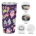 thumbnail image 3 of Kirby Character Stainless Steel Car Cup Thermal Vacuum Insulation Mug Gift Thermos Cup With Lid And Straw, 3 of 8