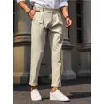 thumbnail image 1 of Pantalones De Vestir Hombre Con Cintura Ajustable Para Cómod, 1 of 8