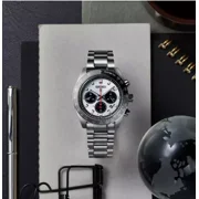 Seiko SSC911 Speedtimer Gray and Black Chronograph Solar Watch