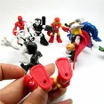 thumbnail image 4 of Figuras de acción de los vengadores de Marvel, modelo de muñeca de Iron Man, Capitán América, Spider Man, juguete para niños, regalo a granel, versión Q（23，, 4 of 5