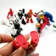 thumbnail image 4 of Figuras de acción de los vengadores de Marvel, modelo de muñeca de Iron Man, Capitán América, Spider Man, juguete para niños, regalo a granel, versión Q（21，, 4 of 5