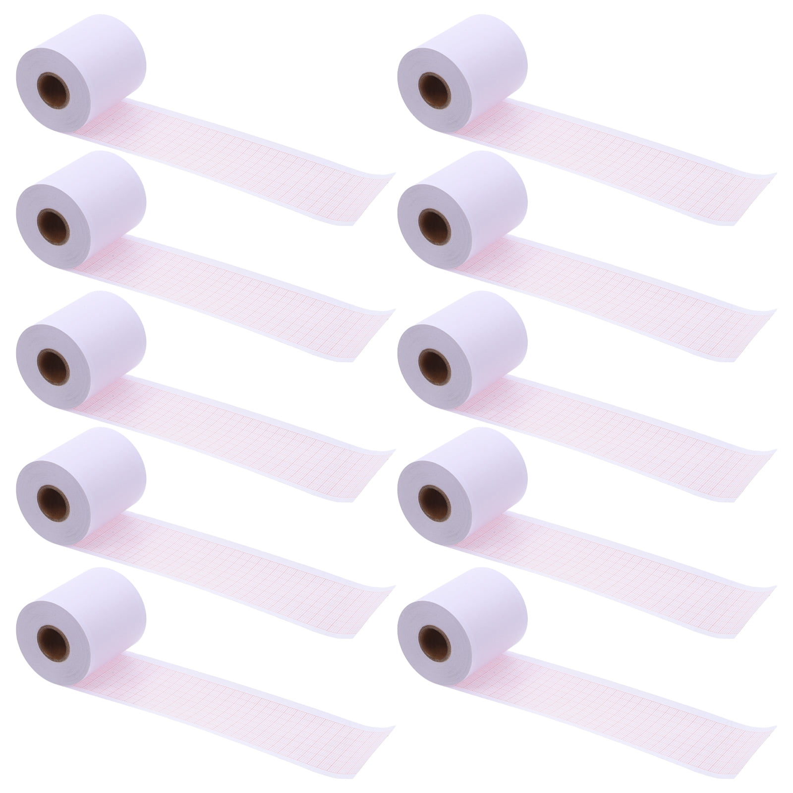 10 Rolls EKG Paper: ECG Chart Paper ECG Roll Single Channel - Thermal Chart for Recording High Precision - Electrocardiographs Supplies