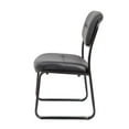 thumbnail image 5 of Boss Office Products Leather Plus with Black Frame Guest Chair, 5 of 5