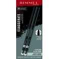 thumbnail image 3 of (6 pack) Rimmel London Exaggerate Waterproof Eye Definer Pencil Duo Pack, Blackest Black, 0.009 oz, 3 of 15