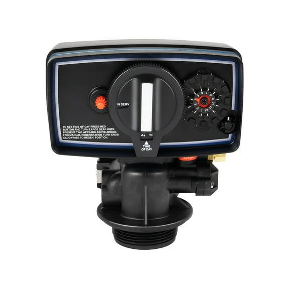 Wildnix Kinetico water softener parts, high-flow time clock control valve, ABS plastic construction, easy installation, automatic regeneration, ideal for whole-house water softening