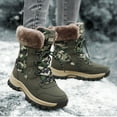thumbnail image 6 of YLYL Womens Mens Camouflage Snow Boots Warm Fur Lined Anti-Slip Waterproof Lace up Winter Mid Calf Boot, 6 of 9
