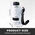 thumbnail image 2 of Baby Toys Microscope For Kids, Your Little Scientist Microscope Microscope For Kids, Kids Microscope Handheld Scope Portable, 2 of 6