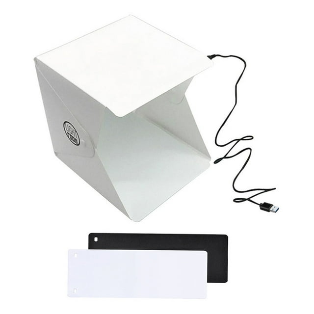 EGNMCR Button Portable Folding LED Photo Studio Mini Photography Light Box Photo studio