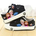 thumbnail image 1 of Zapatos de lona para niños de Disney, zapatos bajos para niñas de frozen elsa, zapatos informales antideslizantes transpirables de otoño de PU, plantilla 32 de 20 CM y 19-24 meses Gao Jinjia LED, 1 of 2