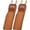 Brown x2, variant on Buckless Belt, Metal Hook Elastic No Buckle Belt Bro, Adjustable Work Side Belt for Men Women