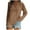 Khaki, variant on Diufon Womens Pullover Tops Casual Loose Solid Color Blouses V Neck Long Sleeve Breathable Tops