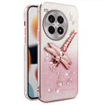 thumbnail image 1 of KADEM For OnePlus Ace 3 Pro 5G Case Dragonfly Kickstand TPU Flowers Glitter Phone Cover - Blue, 1 of 5