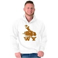 thumbnail image 5 of Wyoming Western Rodeo Rider WY Hoodie Sweatshirt Women Men Brisco Brands M, 5 of 6