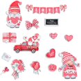 thumbnail image 1 of 1 Set Valentine's Magnetic Fridge Sticker Decorative Magnetic Stickers Cute Magnets Ornamental Fridge Stickers, 1 of 2