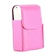 thumbnail image 1 of Estuche portátil para cigarrillos, de piel sintética, con funda para encendedor, caja de almacenamiento, contenedor, color rosa y rojo, 1 of 15