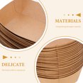thumbnail image 6 of WAXIAYU Kraft Paper Food Trays - 100 pcs, Disposable Serving Plate for Sashimi, 6x4 Inch, 6 of 7