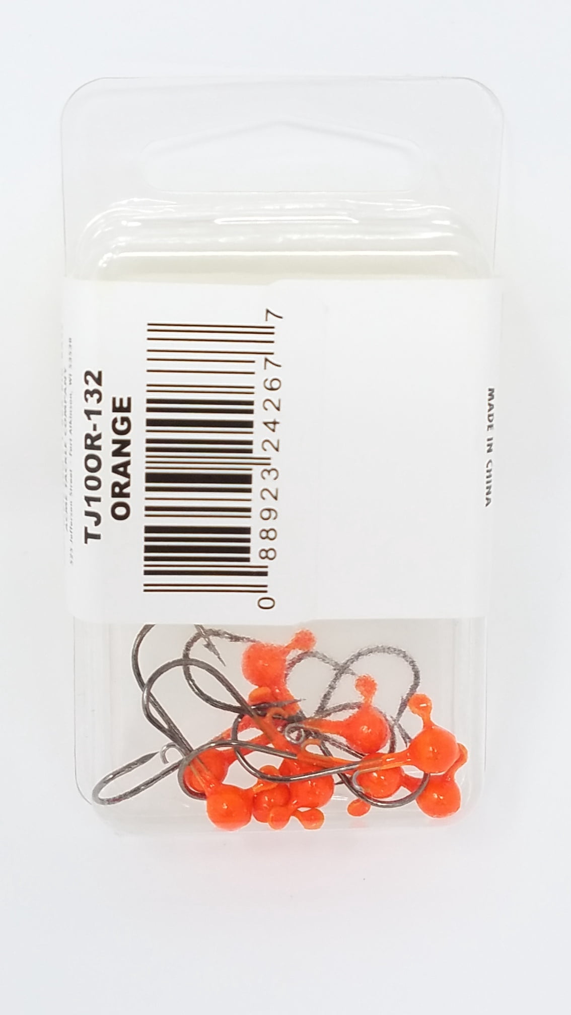 Kalins Freshwater Triple Threat Soft Plastics Fishing Jig , Orange, 1/32 oz., 10ct, Lake