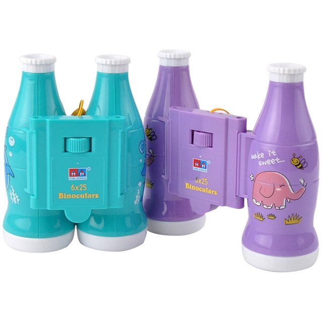 Telescope Toy Creative 6 x 25 Plastic Telescope Plastic Binocular for Children