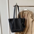 thumbnail image 4 of Bolso Hombro Elegante para Mujer Compras Sencillo Con Cierre Color Sólido PU, 4 of 9