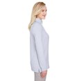 thumbnail image 3 of Ladies' CrownLux Performance ClubhouseMicro-Stripe Quarter-Zip - NAVY - 2XL, 3 of 3