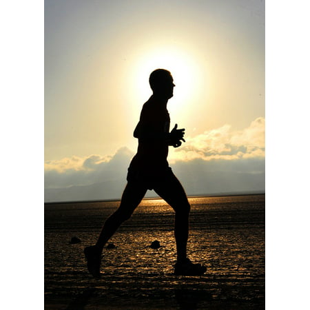 LAMINATED POSTER Fitness Long Distance Cross Country Runner Running Poster Print 24 x (Best Long Distance Runners Country)
