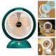 thumbnail image 1 of Ventilador de Refrigeración de Mesa Personal Ventilador de Refrigeración LED Atenuación Viento Fuerte Ventilador de Escritorio USB Recargable para Act Aspas de ventilador de Macarena Abanico de Senderismo con Luz, 1 of 8