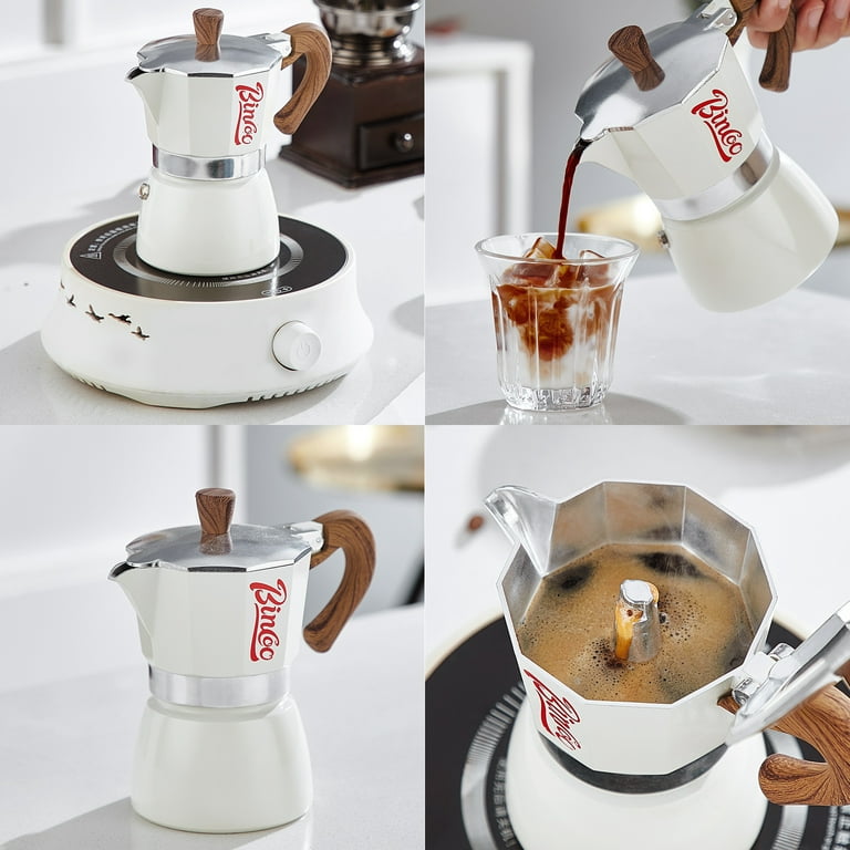 bincoo 2 cup stovetop espresso maker