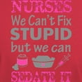 thumbnail image 3 of CafePress - Nurse We Can't Fix Stupid But We Can Sed T Shirt - Men's Classic Graphic Cotton T-Shirt, 3 of 4