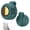 Green, variant on 360° Rotatable Portable Mini Clip-on Fan, Small Fan Clip on for Shirt & Waist, 2026 New Adjustable 3-Speed Suspended Whirlwind Cooler Fans, For Outdoor & Travel & Office, Travel Accessories