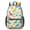 Dinosaur and Leaf-2, variant on Dinosaur and Leaf Beige Pattern 17" School Backpacks for Teens,Waterproof Oxford Fabric,S-Shape Padded Straps for School,Travel,Hiking,Camping