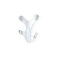 thumbnail image 2 of Richelieu Rh1803021140 4-3/8" Double Metal Coat Hook - Chrome, 2 of 4